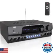 Pyle Wireless Bluetooth Power Amplifier System, 200 Watt Max, Home Theater Au