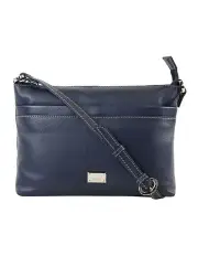[Cellini] Stirling Leather Crossbody Bag in Navy
