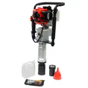 52cc Gas Powered Pile Driver T Post Pole Fence Portable 2 Stroke Fencing Hammer