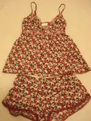BNWT ALANNAH HILL TEA AND SYMPATHY CAMI AND BRIEF SET: MADE FROM GORGEOUS SILK