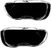 CLZCNQLX Transparent Housing Front Headlights Shell Glass Lampcover Compatible for BMW 7 Series E65 E66 E67 2001-2004 Pre-Facelift Head Lights Cover