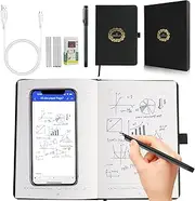 PROGOO Ai-Powered Smart Writing Set,Digital Notebook & Smart Pen with Real-Time Sync for iOS/Android - Ideal for Learning, Office Notes & Drawing