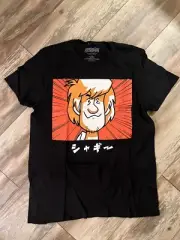SHAGGY SCOOBY DOO T SHIRT TEE JAPANESE NEW OFFICIAL RARE RETRO CARTOON NETWORK
