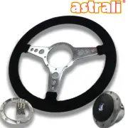 Triumph Spitfire alcantara 14" astrali Steering wheel & polished fitting hub