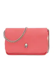 Alexander Mcqueen Small Skull Bag in Coral