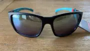 Foster Grant IronMan Iron Flex Sunglasses IF 24 327 GRY MIR Gray Turquoise NWT