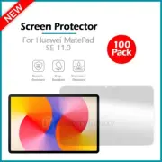 100-Pack LCD Clear HD Screen Shield Protector for Android Huawei MatePad SE 11