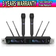 TKL RX99 Professional Wireless Microphone System w/ Two Handheld Cordless Mics
