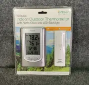 Oregon Scientific IWA-80055 Alarm Clock Wireless Indoor/Outdoor Thermometer