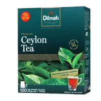 在飛比找蝦皮購物優惠-斯里蘭卡進口Dilmah迪爾瑪簡裝原味錫蘭紅茶 100包
