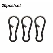 Steel Durable Fast lock B Type Connector Fishing Hanging Snap Barrel Swivel
