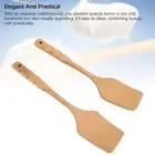 2PCS Wooden Spatula For Cooking Wood Spatula Turner Kitchen Utensils For Non