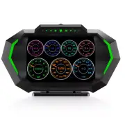 Digital Car Speedometer OBD2 GPS Headup Display HUD lnclinometer RPM Alarm Gauge (for: Honda)