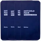 4x HOT COLD PACK First Aid Reusable Ice Heat Gel Packs Microwaveable Relief BULK