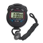 1X Handheld Stop watch Digital Chronograph Sports Counter StopWatch Timer Alarm