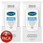 2 x Cetaphil Gentle Skin Cleanser Cloths 25 Wipes Fragrance Free Sensitive Skin