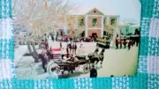 VINTAGE POST CARD PEPPERCORN CEREMONY MARKET SQUARE BERMUDA