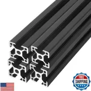3030 T Slot Aluminum Extrusion for 3D Printer Parts and CNC DIY Black 600mmX4