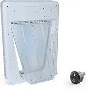PetSafe Electronic SmartDoor - Collar Activated Dog and Cat Door - Small to Large Pets, White