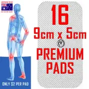 Health Herald XFT HiDow PainPod TENS EMS ELECTRODE PADS - 9cm x 5cm x 16 PADS