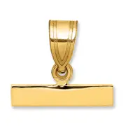 14K Yellow Gold 14Ky Casted Medium Polished Top Charm
