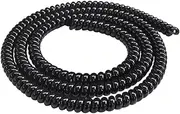 domoi 6 Piece 1M E-Bike Cable Pipe Protection Spiral Wrap Winding Cable Wire Protector Cover Tube Black for Scooter Motorcycle