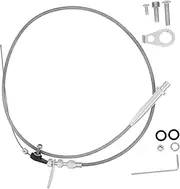 Generic 1 Set Throttle Cable Set Ethernet Tester Multi Charging Cable Electric Scooter Accessories Monitor Power Supply Car Kit Racing Wheel Rebuild Kit Electric Bike Drive Zinc Alloy Grey