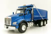 First Gear 50-3470 Kenworth T880 Dump Truck Surf Blue Scale 1:50