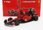 BURAGO 1/24 FERRARI F1 SF-23 N 16 SEASON 2023 CHARLES LECLERC w/ DIE-CAST FIGURE