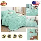 Cloud-like Comfort 7-Piece Mint Green California King Bedding Set with Sheet Set