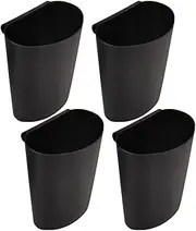 4pcs Storage Basket Office Garbage Cans Window Cup Holder Table Top Trash Can Wall Organizers Clothes Makeup Container Artificial Hanging Baskets Bin Plastic Accessories Cart Child