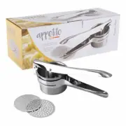 Appetito Stainless Steel & Chrome Potato Rice,Smooth Mashed