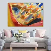 DIY Painting by Numbers for Adults Wassily Kandinsky " Picture with Three Spots " Adults Paint Kits Canvas Gifts Arts Crafts for Home Decor