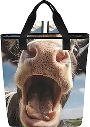 Waterproof Cooler Bag, Arctic Animals White Beach Backpack Waterproof Sandproof 36 Cans Soft Insulated Tote Backpack for Travel