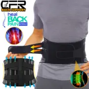 Lower Back Brace Lumbar Back Support Injury Waist Belt For Woman Man Pain Relief