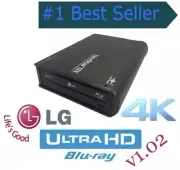 External LG WH14NS40 4K ULTRA HD Blu-ray Drive, UHD Friendly!! FW v1.02