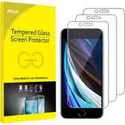 JETech 3-Pack Screen Protector for iPhone SE 3/2 (2022/2020 Edition) 4.7-Inch, Tempered Glass Film