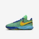 NIKE LEBRON XX SE GS [DV3021-300] 大童 籃球鞋 運動 氣墊 緩震 輕量 萬花筒 綠