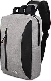 2-in-1 ycle Trunk Bag Casual Chest Sling Pack Bag Cycling Bike Rear Rack Carrier Bag Pannier Black