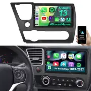 9" 4+64GB For 2013-2017 Honda Civic Android 13.0 CarPlay Car Stereo Radio GPS BT (for: Honda)