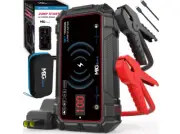 Battery 12v Booster Jump Starter 2000A 74Wh Powerbank Flashlight PD60W A37