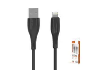 Lightning to USB Data Cable 1m 3.4A White Black IPX / 12 / 13 / 14 TB1289