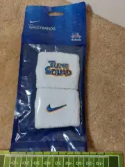 NIKE BASKETBALL WRISTBANDS SPACE JAM A NEW LEGACY TUNE SQUAD, PAIR, NEW