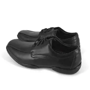 男黑真皮皮鞋 包鞋 皮鞋 紳士鞋 台灣手工製真皮內裡舒適柔軟好穿．防滑刻度大底 ．增高 ．寬楦 學生皮鞋F259