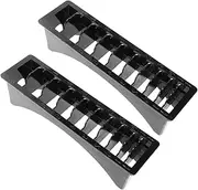 CTIRCHIU 2Pcs Comb Storage Box Durable Hair Salon Organizer for Guide Combs Sturdy Holder for Barber Shop Tools Keeps Combs Tidy and Prevents Damage for Home Salon Use