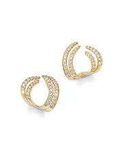 Bloomingdale's Fine Collection Diamond Huggie Cuff Earrings in 14K Yellow Gold, 0.58 ct. t. w.