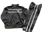 PUMA NWT Boys 2PC Suit Jacket Pants set size 24 months Color : Black