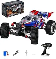 Centra RC Car 1:16 4WD Off-Road Racing Brushless Motor 2.4GHz Remote Control Buggy Monster Truck High Speed Max 40mph Boys Adults Play Toys Gift,Blue