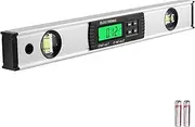 ALLmeter Digital Magnetic Level, Digital Spirit Level 16 inch 4 * 900-360Spirit Level Inclinometer Angle Finder LCD Backlight Display IP54 Bubble for Carpentry,Building,Masonry,Automobile,Masonry