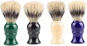 Manual Shaving Accessories Kit Pcs Men's Shaving Brush Male Beard Brush for Mustache Plastic Handle Portable Great for Travel